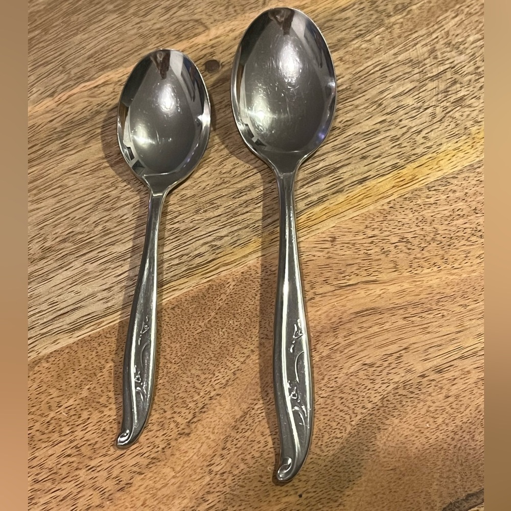 Vintage Stainless Spoons by International (2)